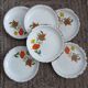 Set of 6 plates dessert in Gien sandstone - France, model China - So vintage