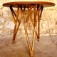 Vintage bamboo and rattan table from the 50s/60s