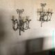 Paire d'appliques corps de chasse