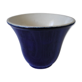 Ceramic vase art deco midnight blue Andre Baumann
