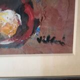 Huile sur papier