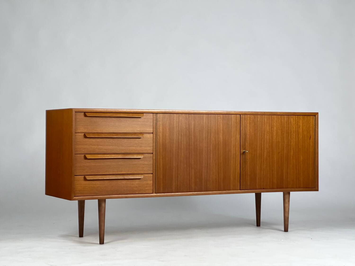 Mid-century teak sideboard WK Möbel 60s vintage