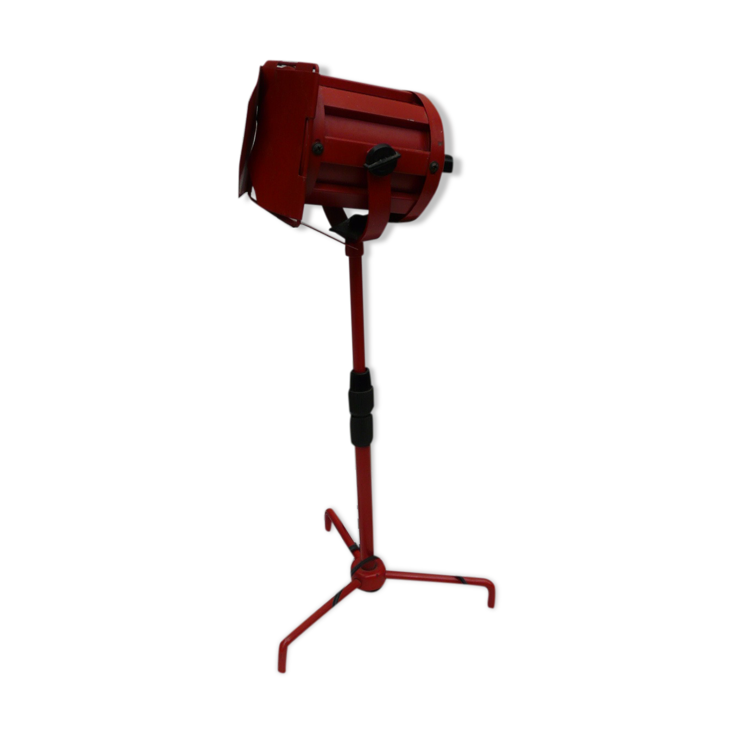 Industrial red metal projector