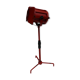 Industrial red metal projector