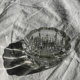 Small glass ashtray in the shape of a flower France Reims Brand MO