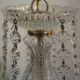 Chandelier with 6 lights and pendants