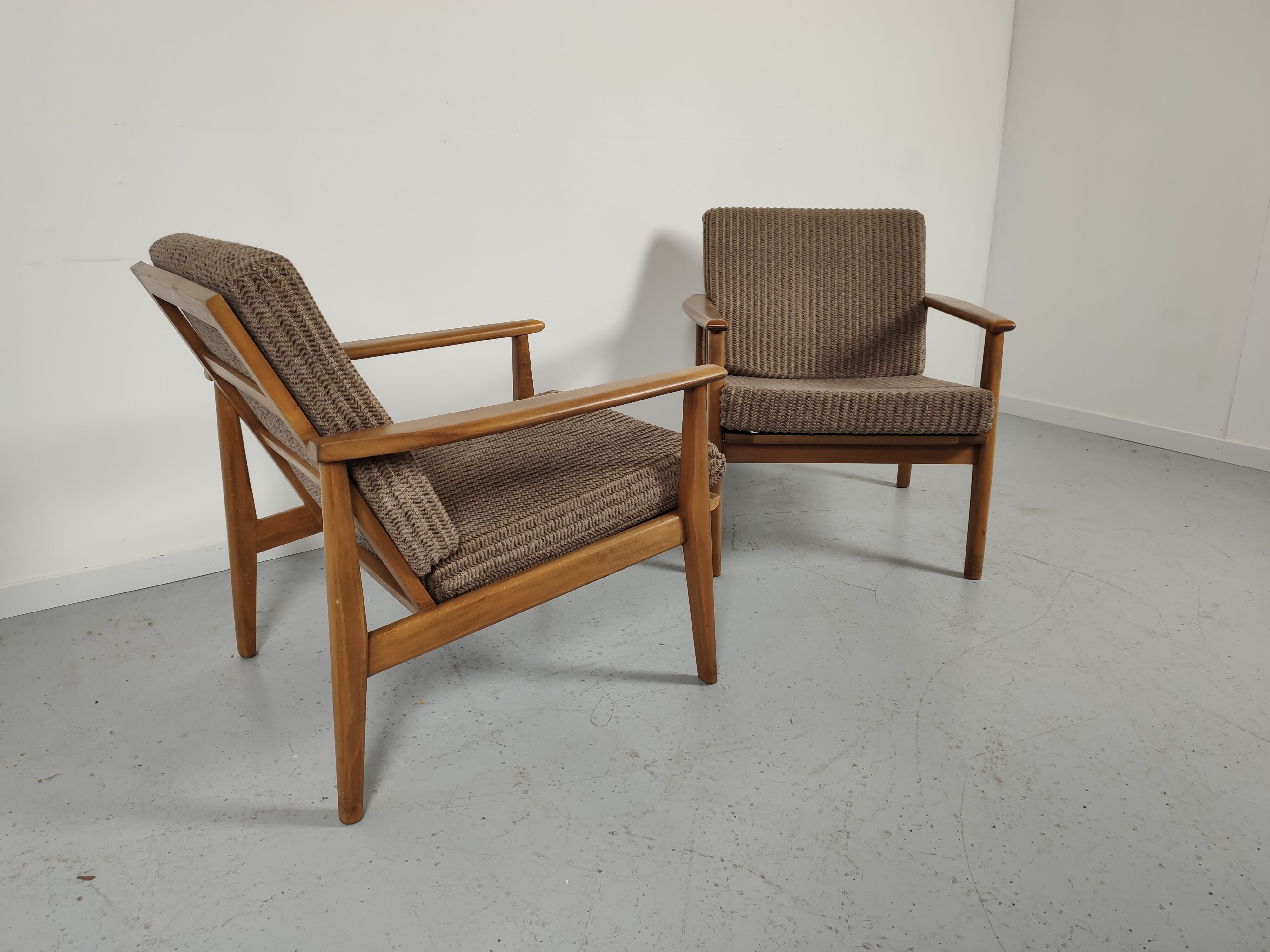Pair of vintage Scandinavian armchairs