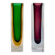 Sommerso vases in Murano glass by Flavio Poli, 1970s, set of 2