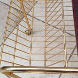 60s record player side table with wheels