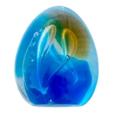 Paper press, crystal sulphide with abstract decoration