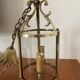 Vestibule lantern, gilded bronze, Louis XVI style
