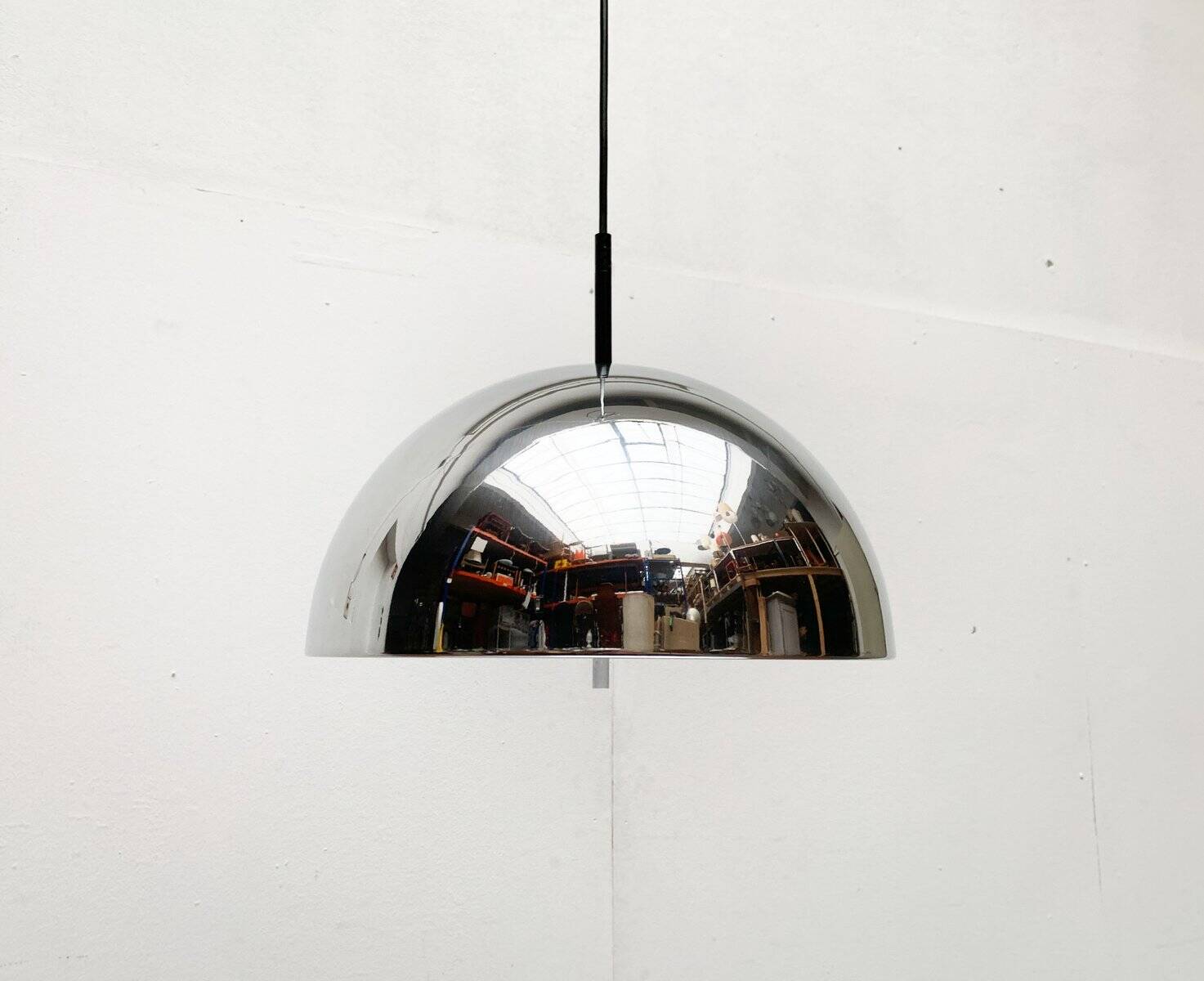 German mid-century dome pendant lamp by Staff Leuchten, 1960s.