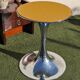 Oval dining table & 6 Gastone Rinaldi vintage chairs Roche Bobois