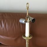 Pique cierge monté en lampe