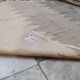 White and gray carpet, handmade Moroccan kilim carpet, blessed urchin striped carpet in pure wool