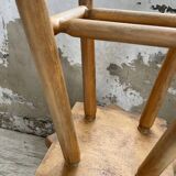Pair of beech stools