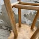 Pair of beech stools
