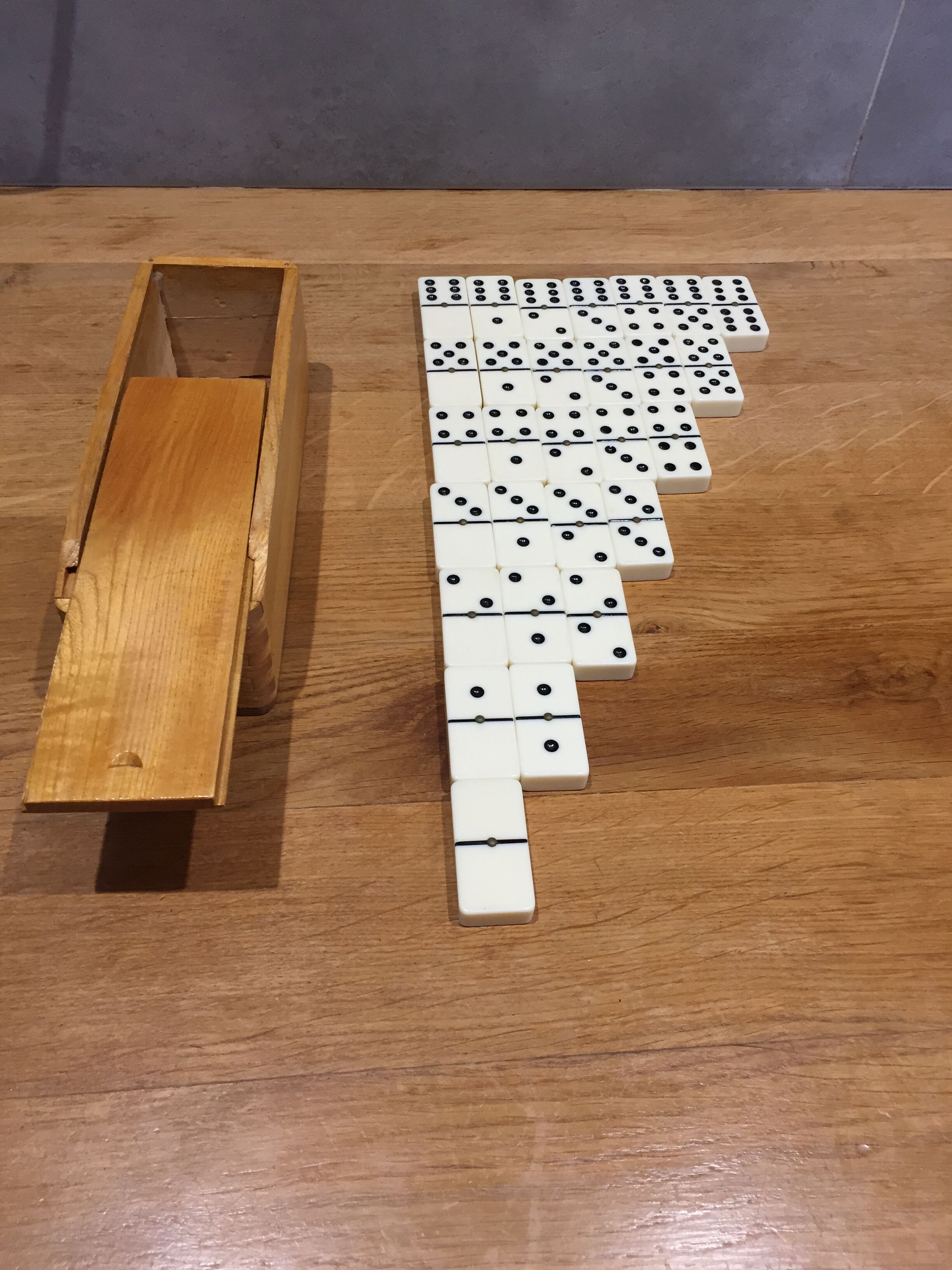 Ancient dominos game in bakelite