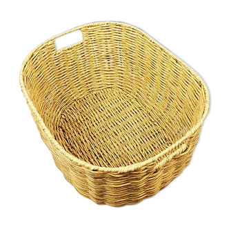 Rattan storage basket