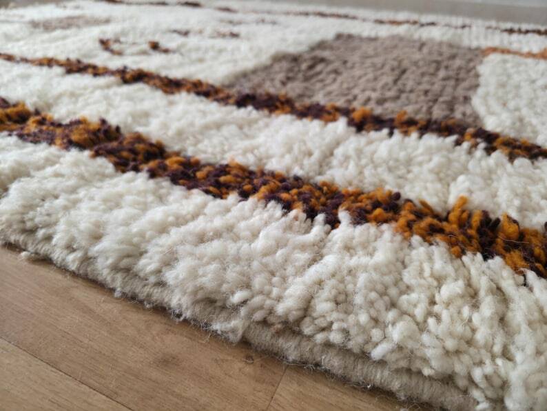 Handmade Moroccan wool rug, 150/250cm