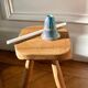 Stoneware candle holder