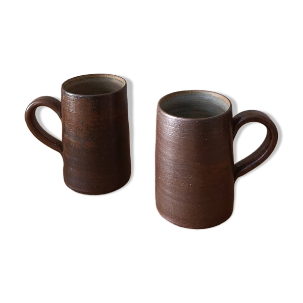 Mugs en grès de Puisaye grand format