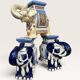 Elephant ceramic side table