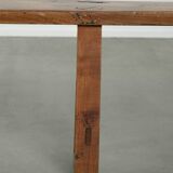 Banc de couloir brocante français / banc pour la table à manger avec un super look