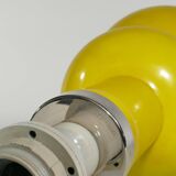 Mid-Century Modern Curvaceous Bright Yellow Glass Table Lamp by Orrefors, 1960s