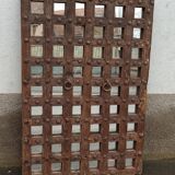 Original wooden mirror with braces