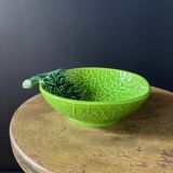 Earthenware Bowl with Barbotine Decor