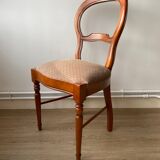 Louis Philippe Round chair with upholstered seat - Ventoux Collection