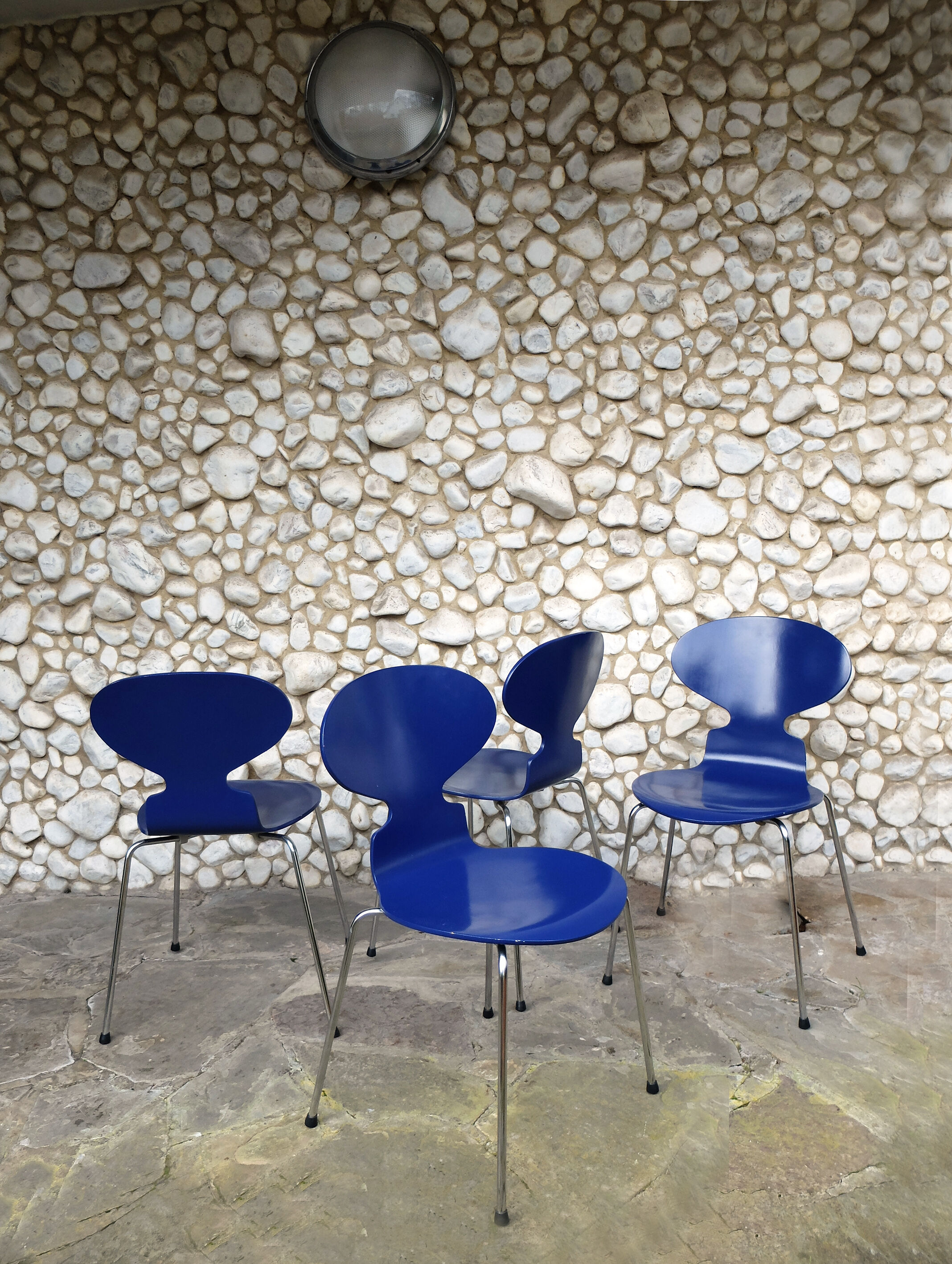 Suite of 4 ant chairs 3101 series 7 Arne Jacobsen for Fritz Hansen Ant chair
