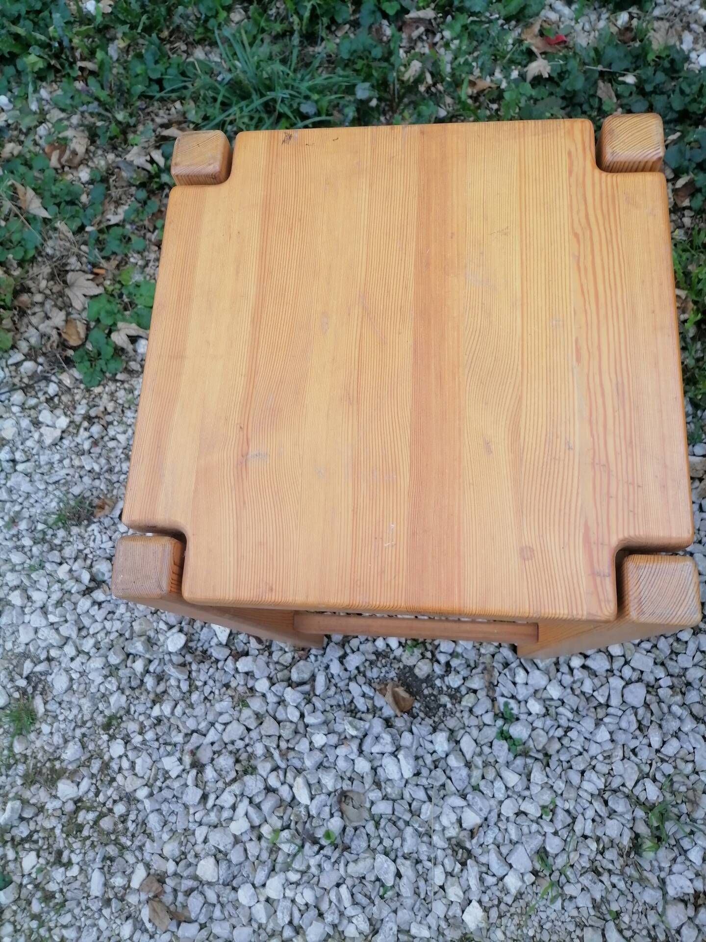 Pair of stools. Vintage