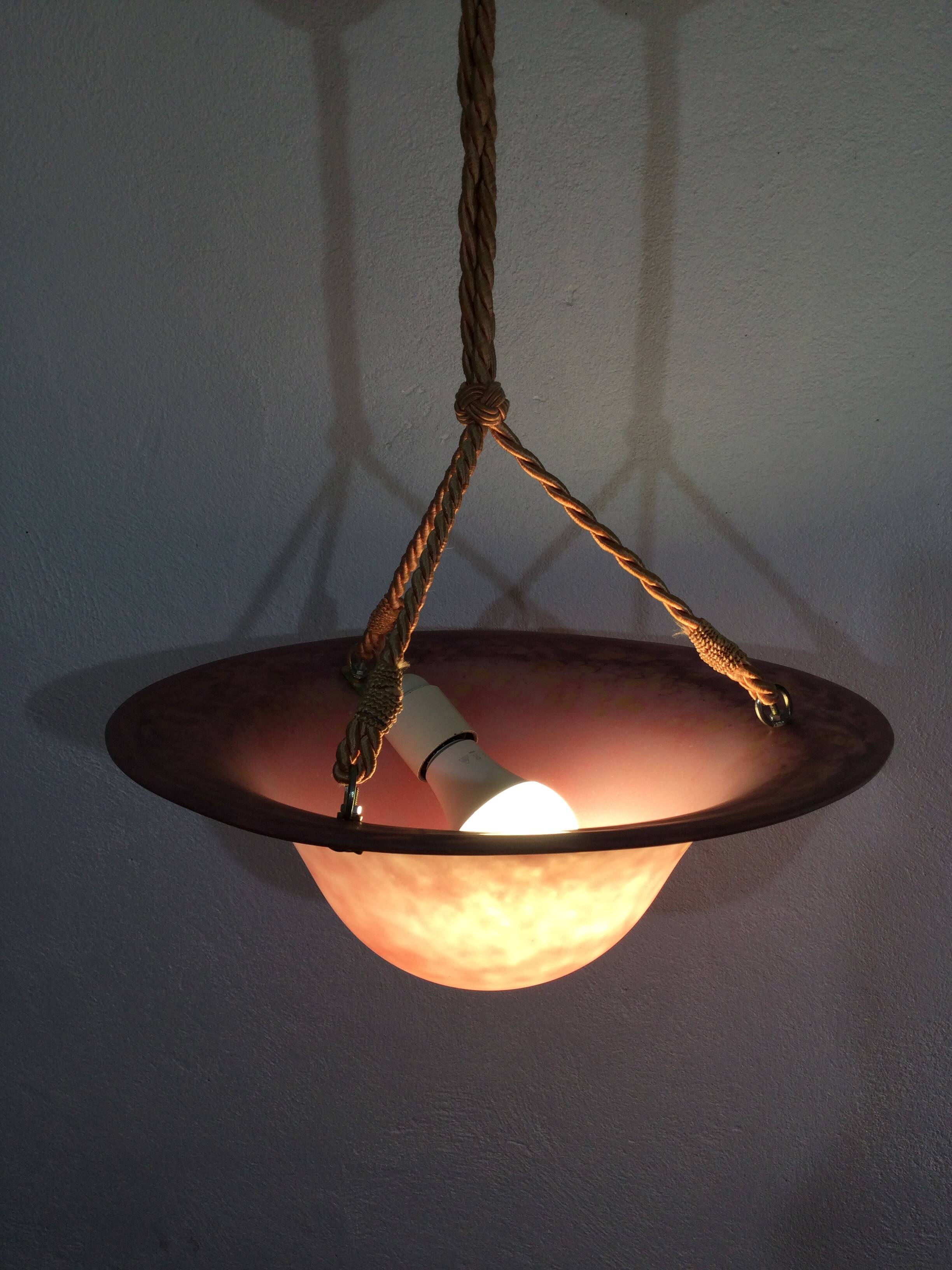 Purple Glass Paste Suspension