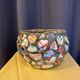Ancien cache pot mosaique style picassiette annees 60
