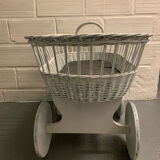 Rattan cradle