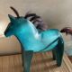 Wooden horse Ikea Dala vintage