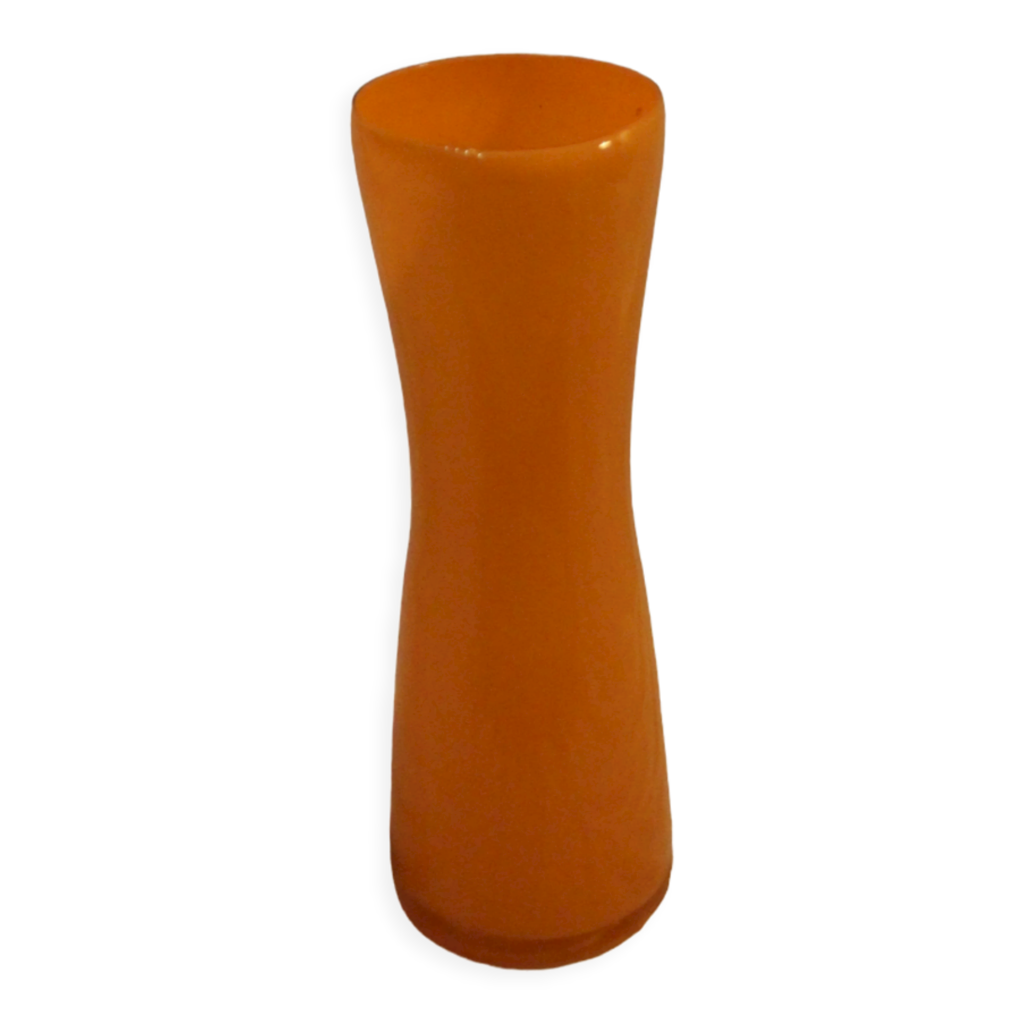 70's orange vase