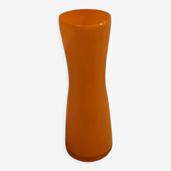 70's orange vase