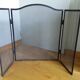 Fire screen chimney grille
