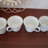 Set of 4 coffee mugs
