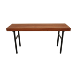 60s teak bench