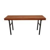 60s teak bench
