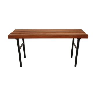 60s teak bench