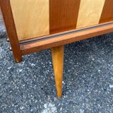 Small piece of furniture extra feet compass vintage design 1960