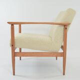 M ivory velvet armchair