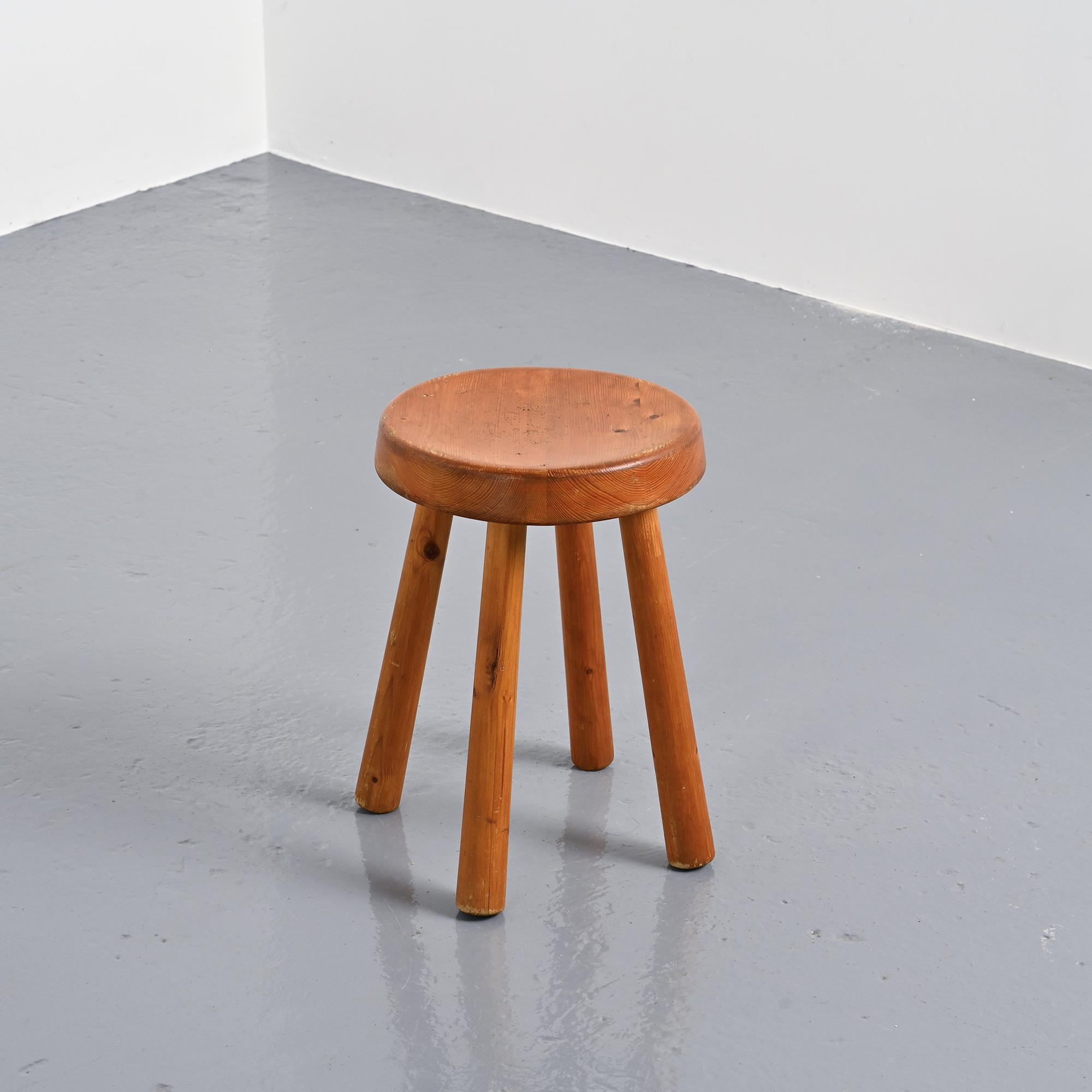 Club Stool by Charlotte Perriand, 1970s