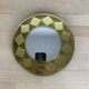 Miroir rond laiton doré vintage