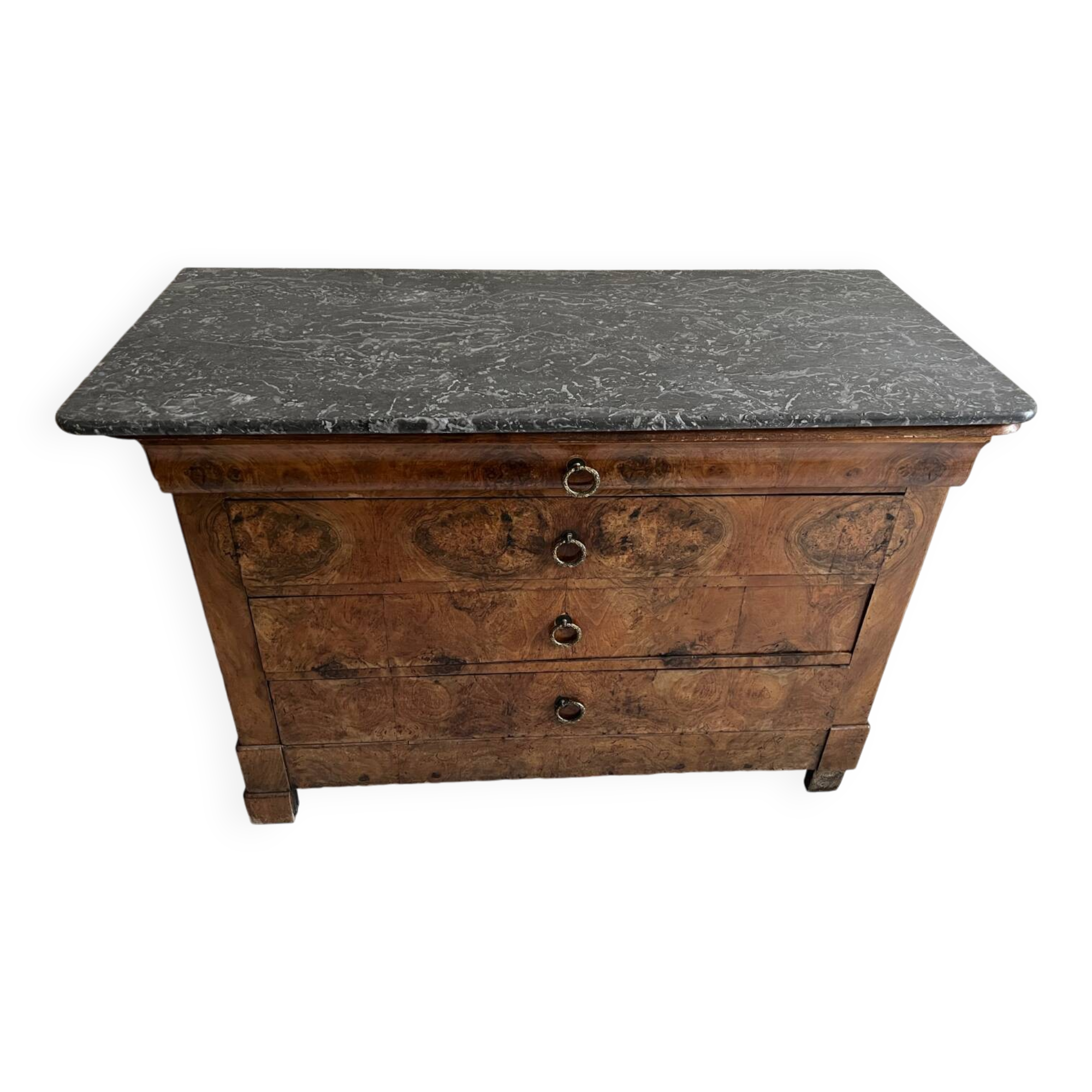 Chest of drawers with marble top